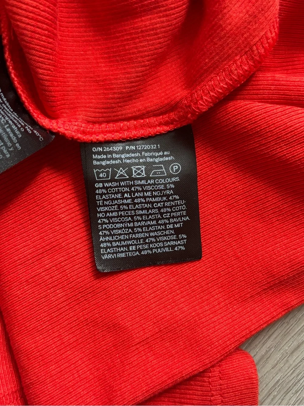 H&M Ribbed Polo Shirt - Picture 7 of 7